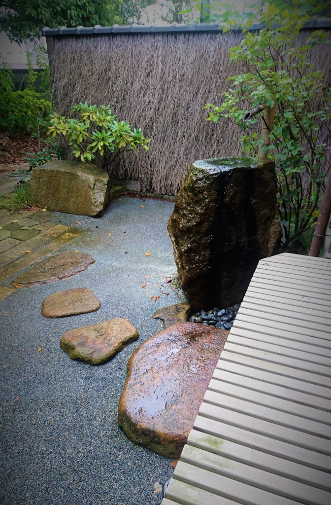雨の庭