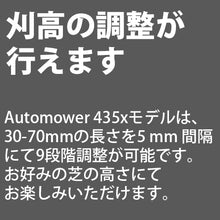 画像をギャラリービューアに読み込む, ロボット芝刈機 AUTOMOWER 435