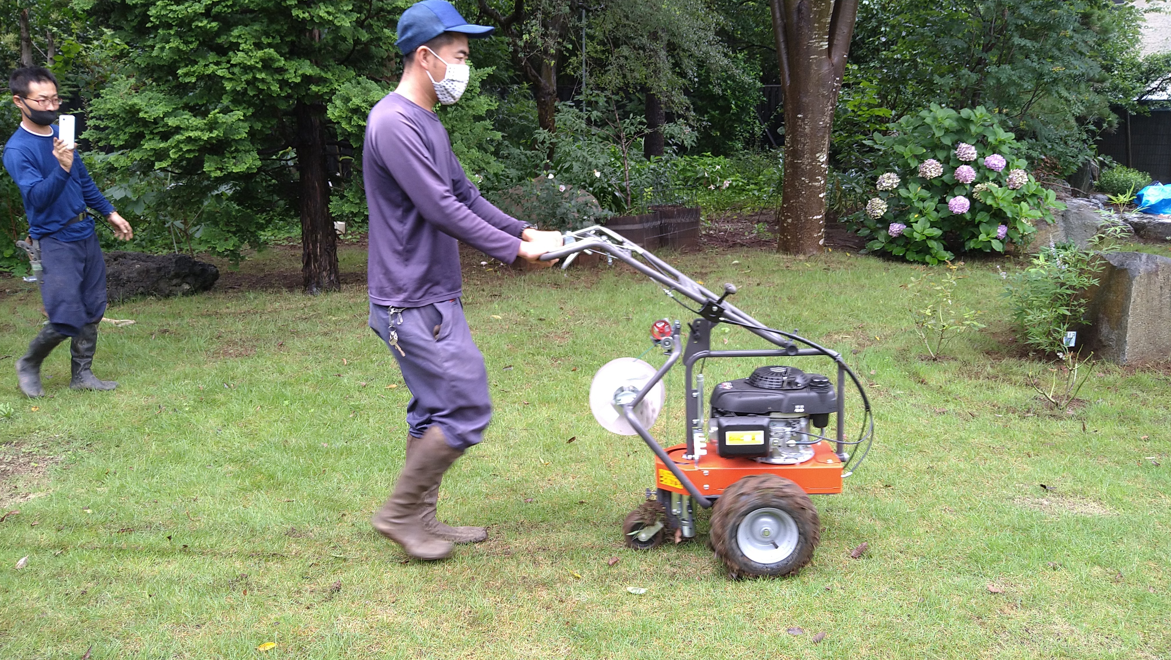 施工事例：オートモア設置 1000㎡